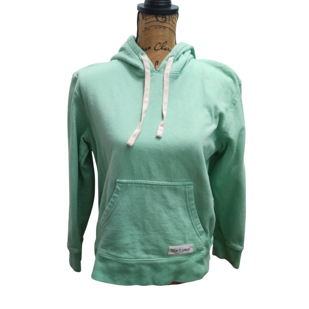Life is Good Womens Hoodie M Sweatshirt Pullover‎ Casual Comfy